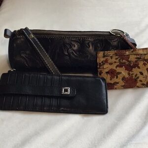 2 piece Patricia Nash pencil case and Lodis wallet